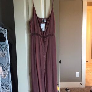 H&M dusty pink spaghetti strap sundress